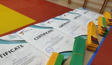 Сertificarea pentru centurile colorate în Taekwondo
